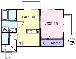 annexofhorus 1DKの間取図画像