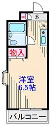 N・Fビル ワンルームの間取図画像