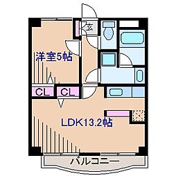 コアシティ新横浜 1LDKの間取図画像