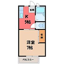 福正ハイツＦ  ｜ 栃木県宇都宮市鶴田町（賃貸アパート1K・2階・23.77㎡） その2