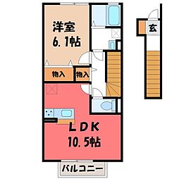 鹿沼駅 6.4万円