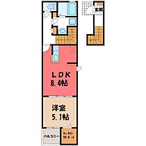 メゾン・ド・yu III  ｜ 栃木県宇都宮市東宝木町（賃貸アパート1LDK・2階・38.81㎡） その2