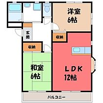 リーベカマイ II  ｜ 栃木県宇都宮市御幸本町（賃貸アパート2LDK・3階・53.80㎡） その2