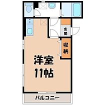 ミオ・コルテ  ｜ 栃木県宇都宮市大和3丁目（賃貸マンション1R・1階・32.36㎡） その2