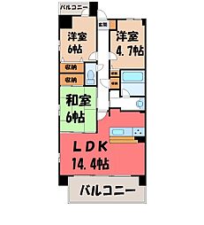 間取図画像 3LDK