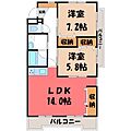 メゾンソレール2階6.6万円