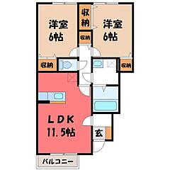 物件の間取り