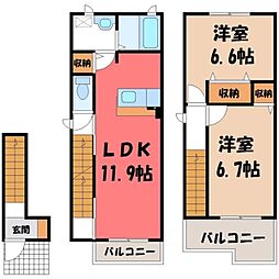 JR東北本線 雀宮駅 徒歩18分