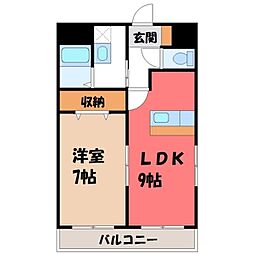 クララビル 5階/-