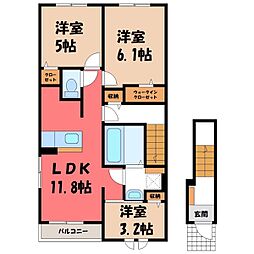 レジデンス シノ 2階/-