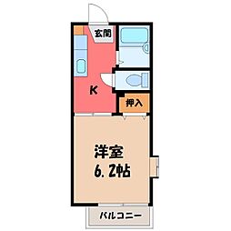 宇都宮芳賀ライトレール線 峰駅 徒歩11分 1階/-