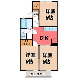 サニー・スクエアA 3DKの間取図画像