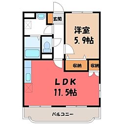 Y＆Mシャルム平松本町 2階