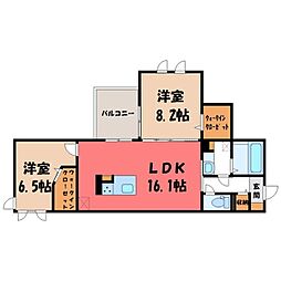 JR東北新幹線 宇都宮駅 バス10分 竹林下車 徒歩5分 2階/-