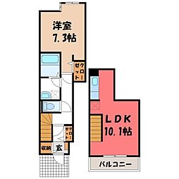 JR東北本線 雀宮駅 徒歩11分 1階/-