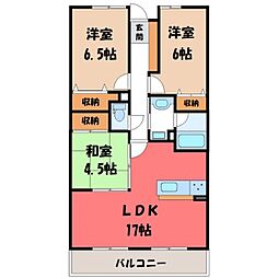 宇都宮芳賀ライトレール線 駅東公園前駅 徒歩3分 2階/-