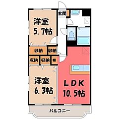 物件の間取り