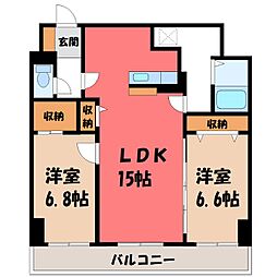 宇都宮芳賀ライトレール線 陽東3丁目駅 徒歩22分 5階/-