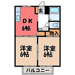 サムハイツ B 2階/-