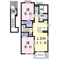 グレイスルタンI棟 201 ｜ 兵庫県姫路市西庄（賃貸アパート2LDK・2階・58.28㎡） その2