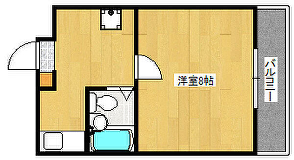 フルール名谷 407｜兵庫県神戸市垂水区名谷町(賃貸マンション1K・4階・28.60㎡)の写真 その2