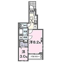 チェルシー 101 ｜ 兵庫県加古川市平岡町新在家（賃貸アパート2K・1階・34.01㎡） その1