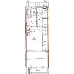 SENSE三木本町 2階1DKの間取り