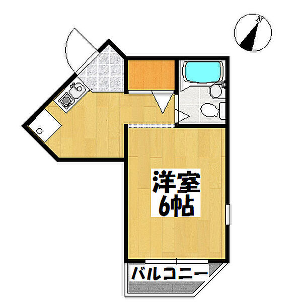 千鳥が丘エヌズ 302｜兵庫県神戸市垂水区千鳥が丘3丁目(賃貸マンション1K・3階・19.47㎡)の写真 その2