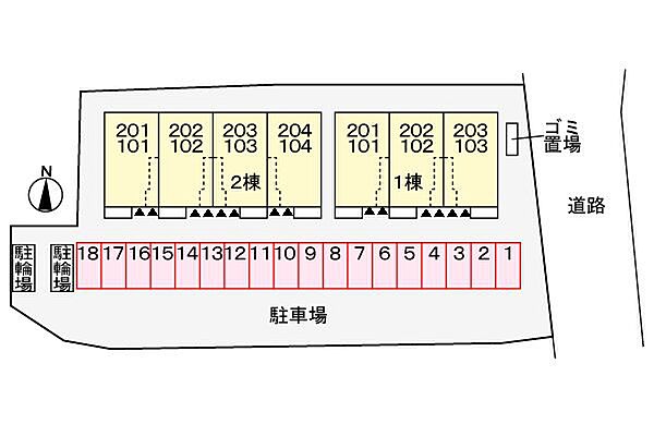 エスパス　リッシュ　田井Ａ 202｜兵庫県姫路市網干区田井(賃貸アパート2LDK・2階・59.58㎡)の写真 その15