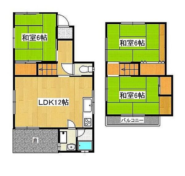 美乃利戸建 1｜兵庫県加古川市加古川町美乃利(賃貸一戸建3LDK・1階・71.01㎡)の写真 その2