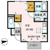 アバンセグリーンII 105 ｜ 兵庫県姫路市網干区坂上（賃貸アパート1R・1階・28.24㎡） その2