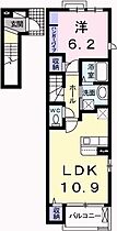 ドマーニ・ＭII 201 ｜ 兵庫県たつの市龍野町堂本（賃貸アパート1LDK・2階・44.59㎡） その2