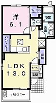 アルストロメリアII 101 ｜ 兵庫県高砂市高砂町藍屋町（賃貸アパート1LDK・1階・45.77㎡） その2