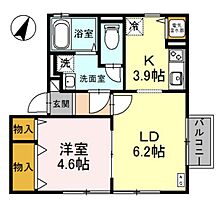 シャルマン八代 201 ｜ 兵庫県姫路市八代（賃貸アパート1LDK・2階・36.20㎡） その2