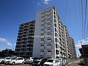 ホワイトハウス穂積の外観（南西側から）4階部分、南西角部屋住戸につき採光、通風良好！全居室に窓があります！サンルームもあり！