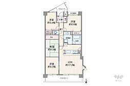 ステイツ茨木・奈良町 4LDKの間取図画像