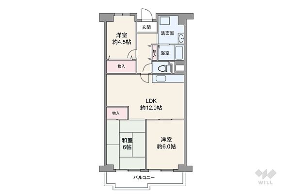 間取りを拡大表示