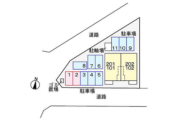 神奈川県平塚市黒部丘(賃貸アパート2LDK・2階・56.68㎡)の写真 その21