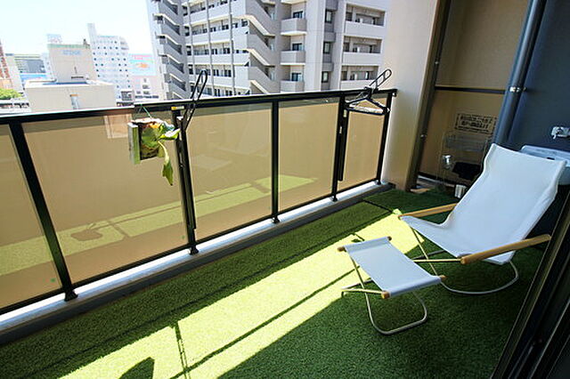 バルコニー サンパーク別府駅前レジデンス 7階/-