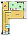 間取り：東南角のお部屋で大変明るいです