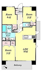 間取図画像 3LDK