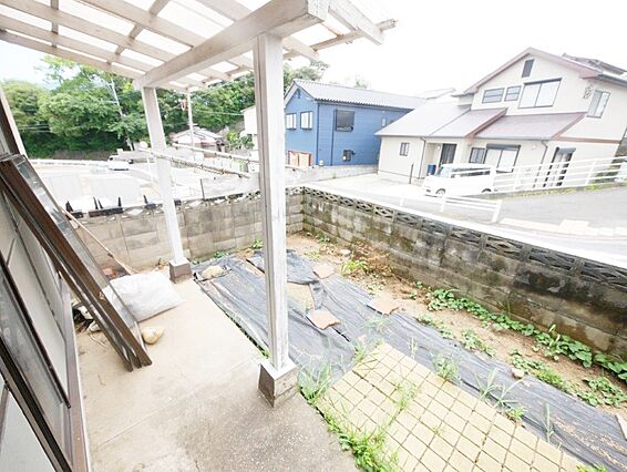 南向きのお庭に...