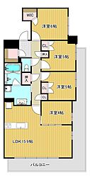 サンパーク足立妙見通りレジデンス 4LDKの間取図画像