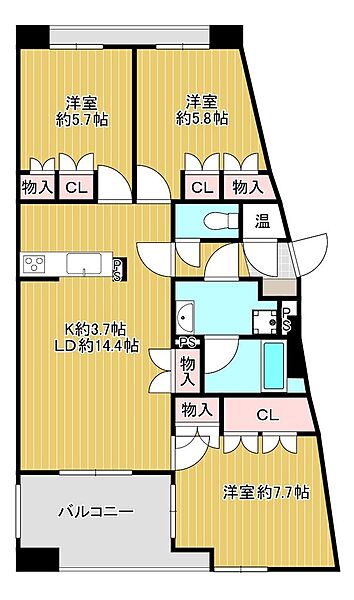間取りを拡大表示