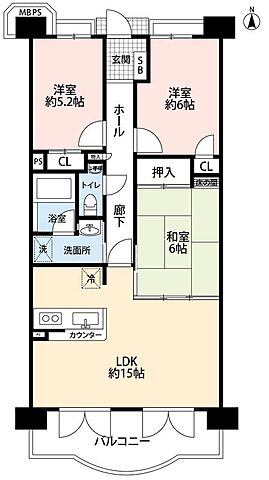 間取り プレステ七番館 8階/-