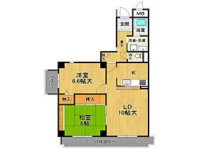 メゾンドーレ野間南  ｜ 兵庫県伊丹市野間8丁目（賃貸マンション2LDK・3階・65.72㎡） その2