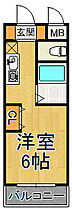 兵庫県西宮市津門川町（賃貸マンション1K・3階・19.53㎡） その2