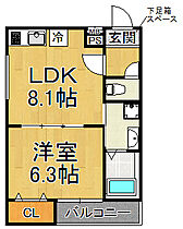 フジパレス阪神甲子園2番館  ｜ 兵庫県西宮市今津久寿川町（賃貸アパート1LDK・1階・35.19㎡） その2