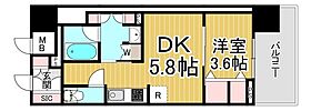 ジオエント西宮北口  ｜ 兵庫県西宮市高松町（賃貸マンション1DK・14階・31.54㎡） その2