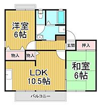 ファミールハイツ  ｜ 兵庫県宝塚市安倉南1丁目（賃貸アパート2LDK・1階・52.98㎡） その2